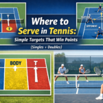 Tennis serving strategies for winning points