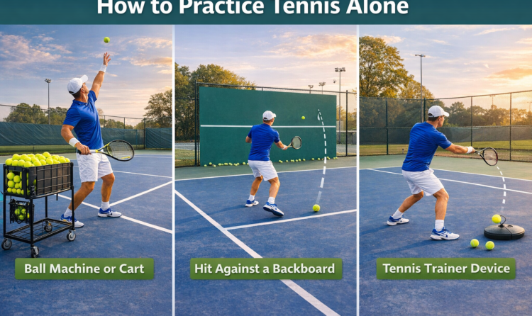 How to Practice Tennis Alone (No Partner Needed)